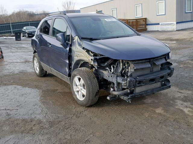 3GNCJLSB8JL259888 - 2018 CHEVROLET TRAX 1LT BLUE photo 1