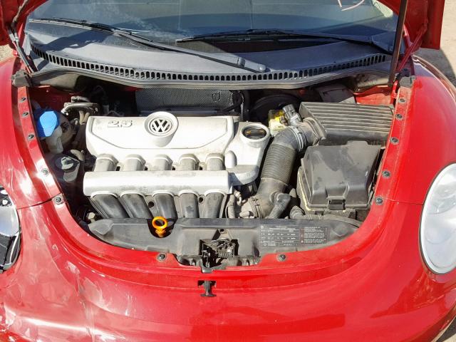 3VWPW31C39M515380 - 2009 VOLKSWAGEN NEW BEETLE Rot Foto 7