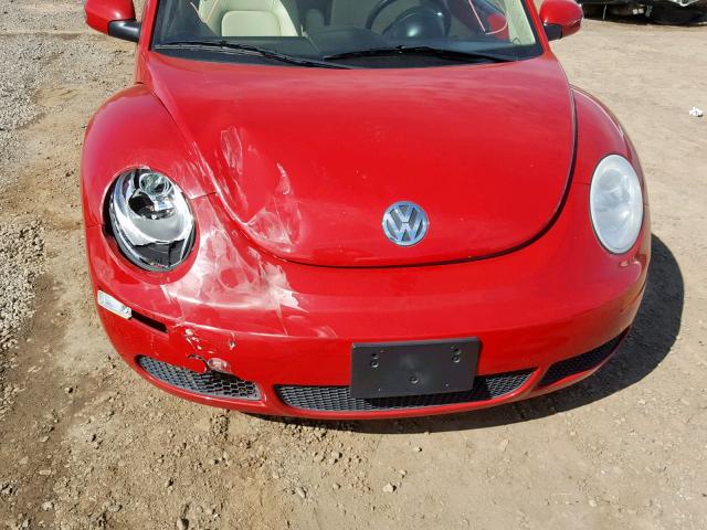 3VWPW31C39M515380 - 2009 VOLKSWAGEN NEW BEETLE Rot Foto 9