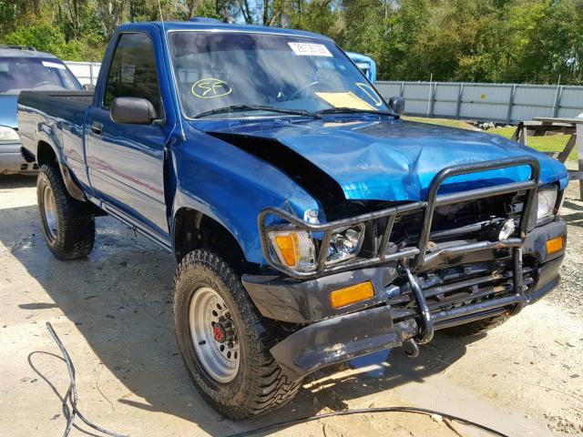 4TARN01P2RZ253281 - 1994 TOYOTA PICKUP 1/2 BLUE photo 1