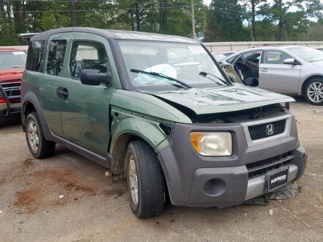 5J6YH18593L005731 - 2003 HONDA ELEMENT EX GREEN photo 1