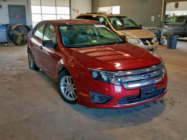 3FAHP0GA3CR408242 - 2012 FORD FUSION S RED photo 1