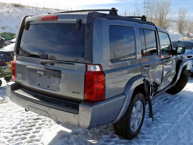 1J8HG48P97C679114 - 2007 JEEP COMMANDER GRAY photo 4
