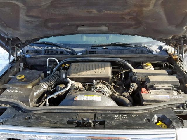 1J8HG48P97C679114 - 2007 JEEP COMMANDER GRAY photo 7