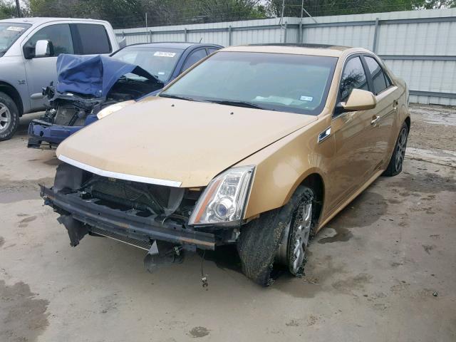 1G6DG5E53D0101220 - 2013 CADILLAC CTS LUXURY GOLD photo 2