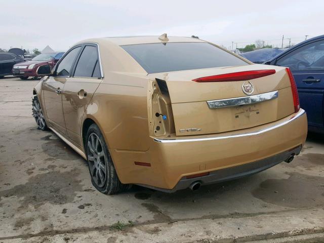 1G6DG5E53D0101220 - 2013 CADILLAC CTS LUXURY GOLD photo 3