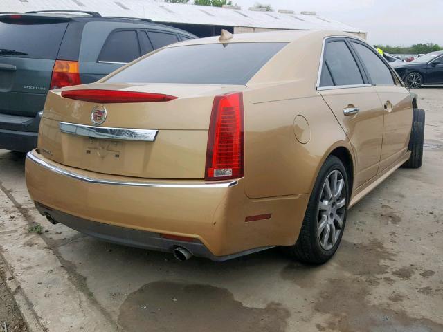 1G6DG5E53D0101220 - 2013 CADILLAC CTS LUXURY GOLD photo 4