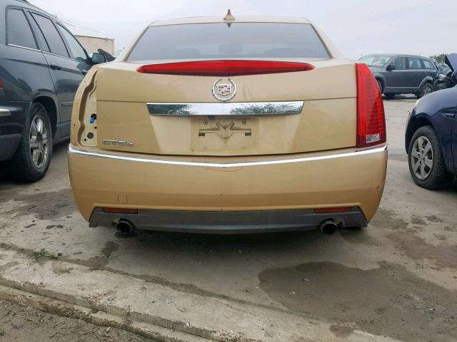 1G6DG5E53D0101220 - 2013 CADILLAC CTS LUXURY GOLD photo 9