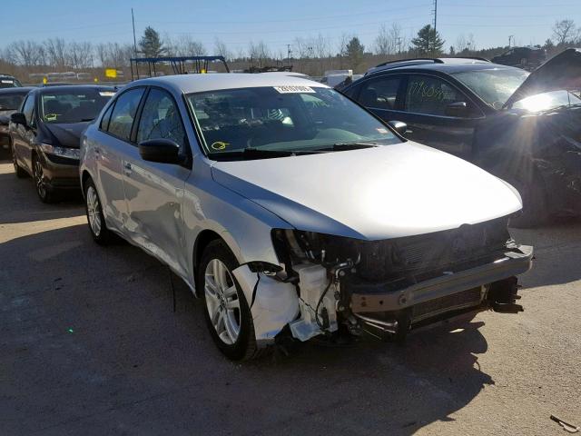 3VW2K7AJ5FM354795 - 2015 VOLKSWAGEN JETTA BASE SILVER photo 1