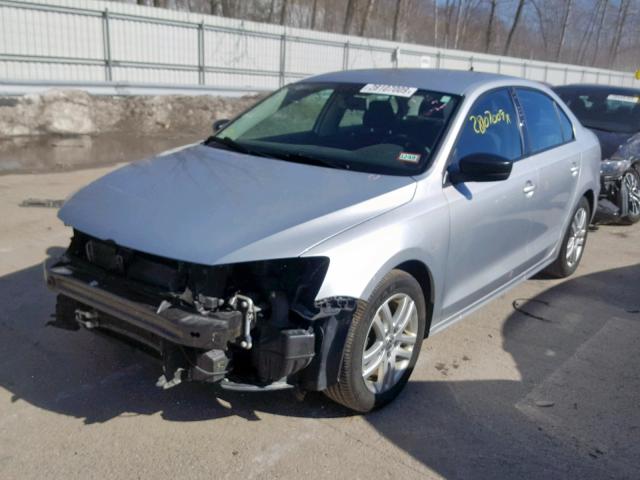 3VW2K7AJ5FM354795 - 2015 VOLKSWAGEN JETTA BASE SILVER photo 2