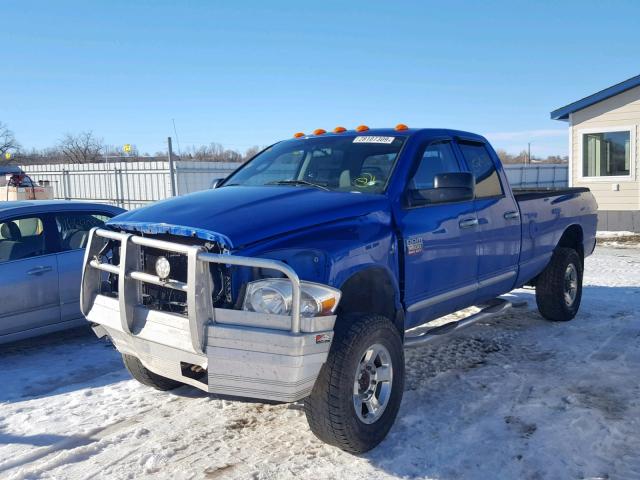 3D7MX38AX8G149850 - 2008 DODGE RAM 3500 S BLUE photo 2