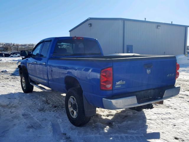 3D7MX38AX8G149850 - 2008 DODGE RAM 3500 S BLUE photo 3