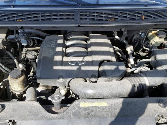 5N3AA08C14N800477 - 2004 INFINITI QX56 GRAY photo 7