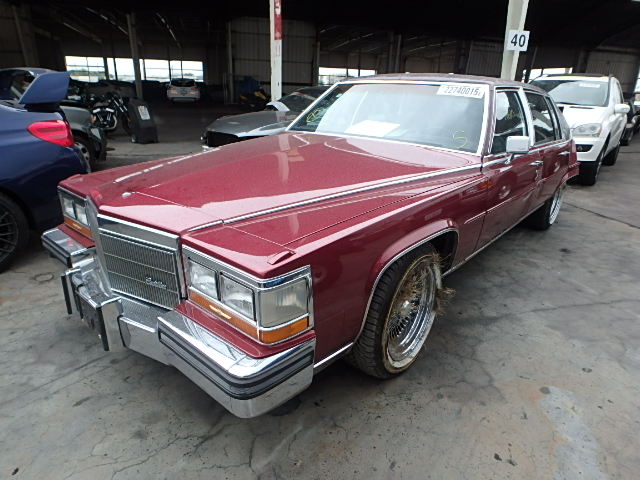 1G6DW69Y2G9732070 - 1986 CADILLAC FLEETWOOD MAROON photo 2