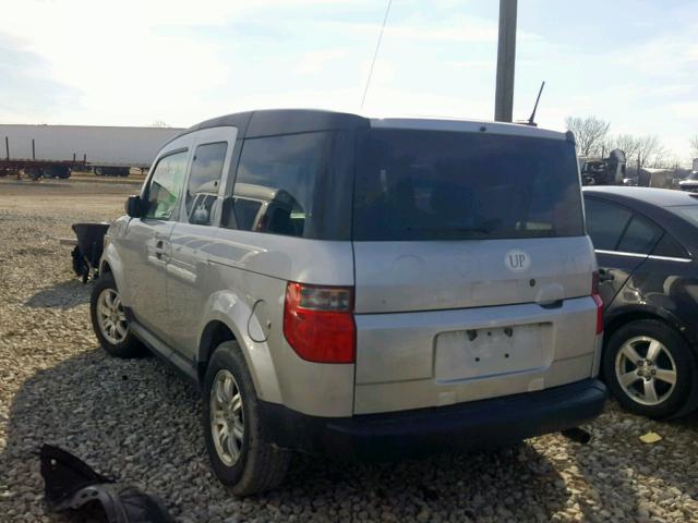 5J6YH18767L009159 - 2007 HONDA ELEMENT EX SILVER photo 3