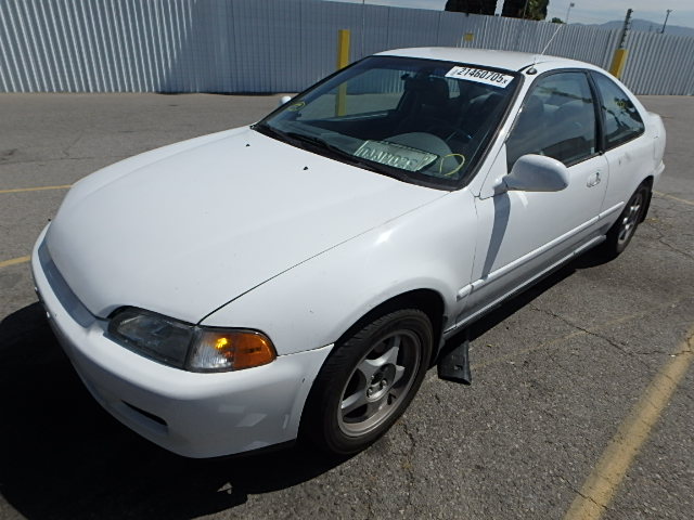 1HGEJ2124SL052295 - 1995 HONDA CIVIC DX WHITE photo 2