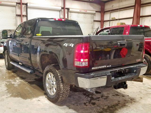 1GT423C81BF262978 - 2011 GMC SIERRA K35 BLACK photo 3