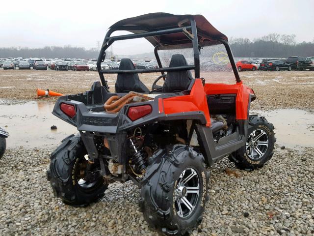 4XAVH76A6DF258363 - 2013 POLARIS RZR 800 RED photo 4