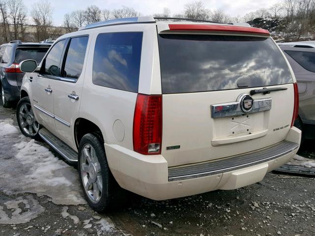 1GYUKBEF3AR282355 - 2010 CADILLAC ESCALADE L WHITE photo 3