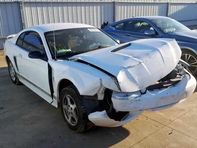 1FAFP40492F236880 - 2002 FORD MUSTANG WHITE photo 1