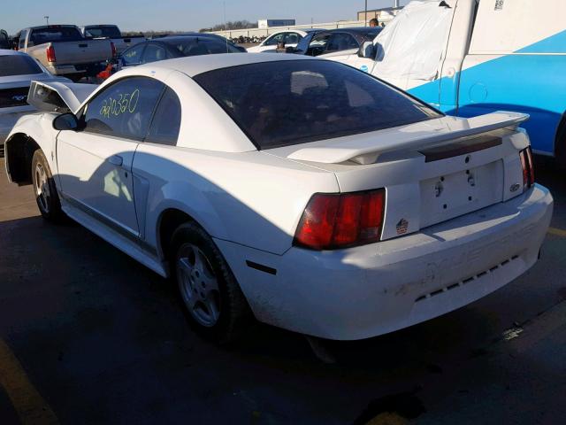 1FAFP40492F236880 - 2002 FORD MUSTANG WHITE photo 3