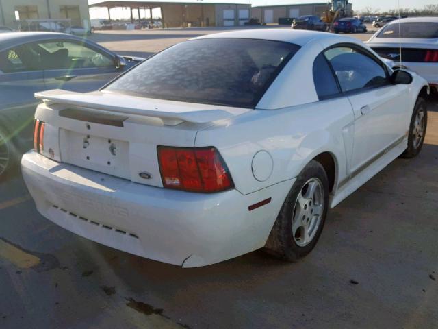 1FAFP40492F236880 - 2002 FORD MUSTANG WHITE photo 4
