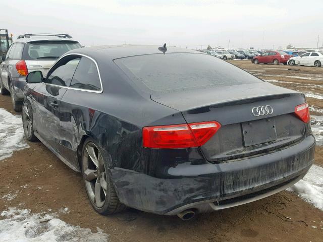 WAUDK78T19A003786 - 2009 AUDI A5 QUATTRO BLACK photo 3