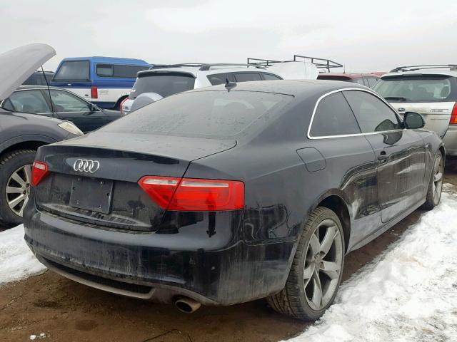 WAUDK78T19A003786 - 2009 AUDI A5 QUATTRO BLACK photo 4