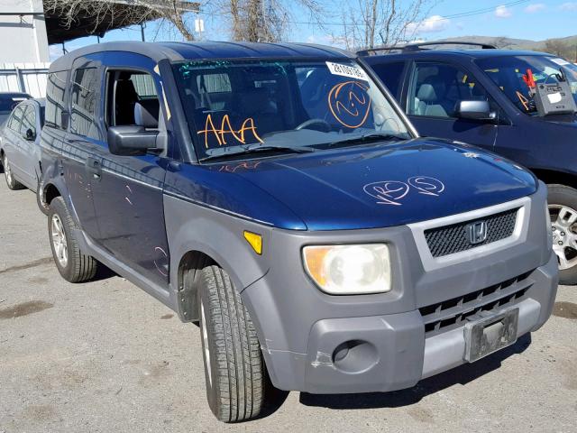 5J6YH28273L012253 - 2003 HONDA ELEMENT DX BLUE photo 1