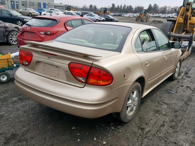 1G3NL52F02C290009 - 2002 OLDSMOBILE ALERO GL GOLD photo 4