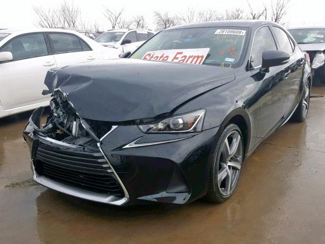 JTHBA1D22H5046885 - 2017 LEXUS IS 200T BLACK photo 2