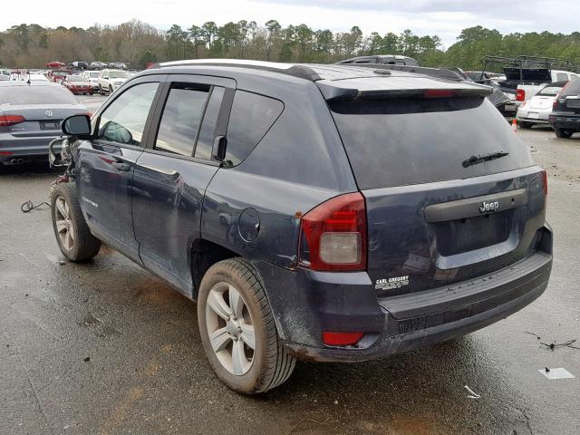 1C4NJCBA3ED666067 - 2014 JEEP COMPASS SP BLUE photo 3