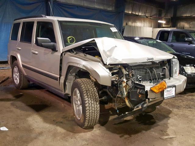 1J8HG48K48C232275 - 2008 JEEP COMMANDER SILVER photo 1