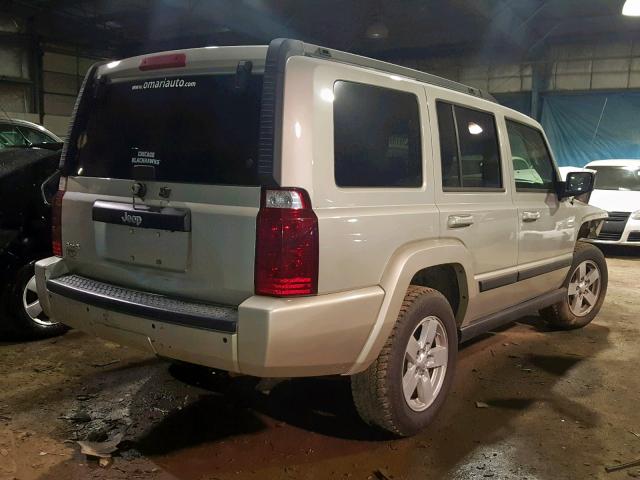 1J8HG48K48C232275 - 2008 JEEP COMMANDER SILVER photo 4