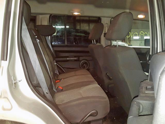 1J8HG48K48C232275 - 2008 JEEP COMMANDER SILVER photo 6