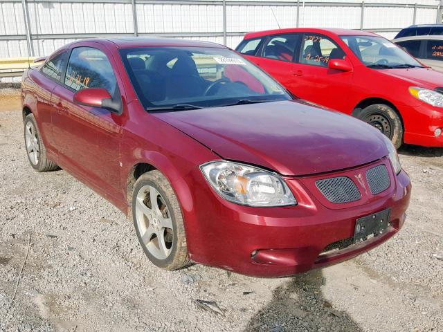 1G2AN18B877115131 - 2007 PONTIAC G5 GT BURGUNDY photo 1