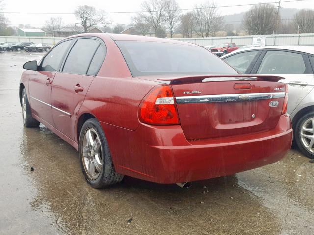 1G1ZU57N07F297216 - 2007 CHEVROLET MALIBU LTZ MAROON photo 3