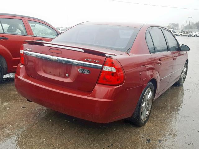 1G1ZU57N07F297216 - 2007 CHEVROLET MALIBU LTZ MAROON photo 4