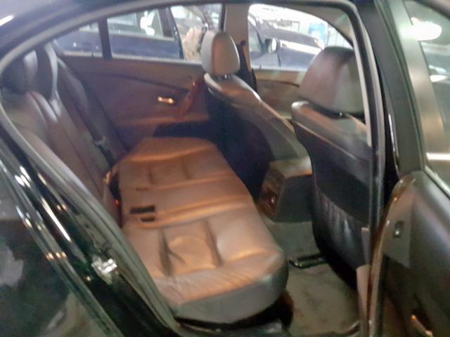 WBANF33547CW69312 - 2007 BMW 525 XI BLACK photo 6