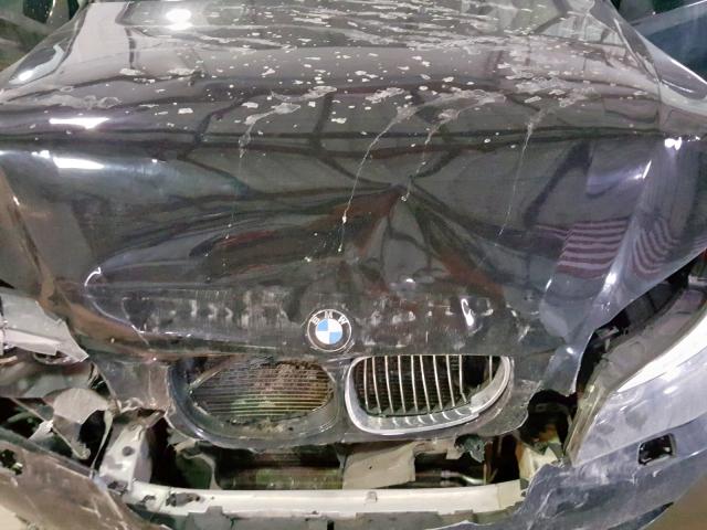 WBANF33547CW69312 - 2007 BMW 525 XI BLACK photo 7