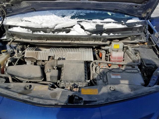 JTDZN3EU7C3134657 - 2012 TOYOTA PRIUS V BLUE photo 7