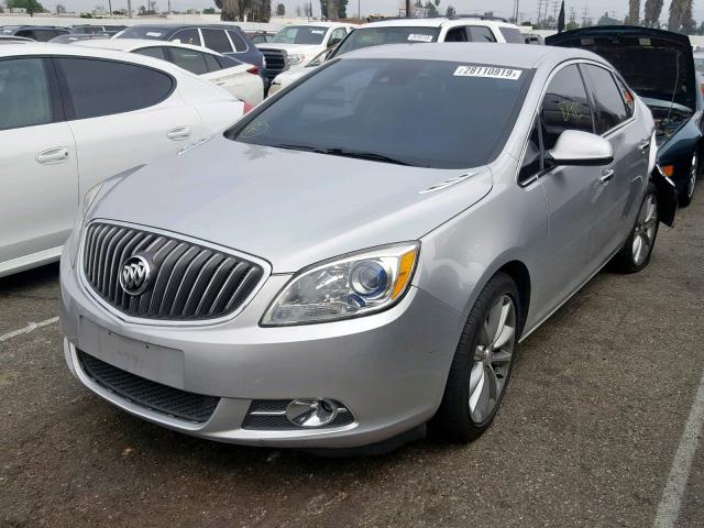 1G4PR5SK4E4205848 - 2014 BUICK VERANO CON SILVER photo 2