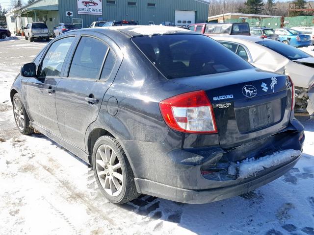 JS2YC415685103472 - 2008 SUZUKI SX4 CONVEN BLACK photo 3