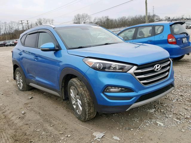 KM8J33A24HU318765 - 2017 HYUNDAI TUCSON LIM BLUE photo 1