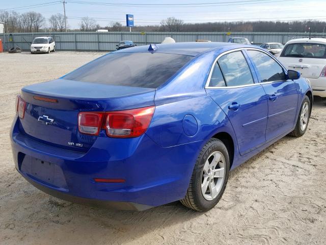 1G11B5SA3DF176649 - 2013 CHEVROLET MALIBU LS BLUE photo 4