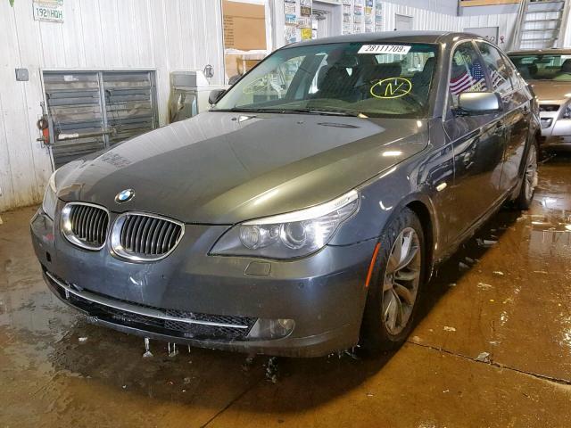 WBANW53578CT50354 - 2008 BMW 550 I GRAY photo 2