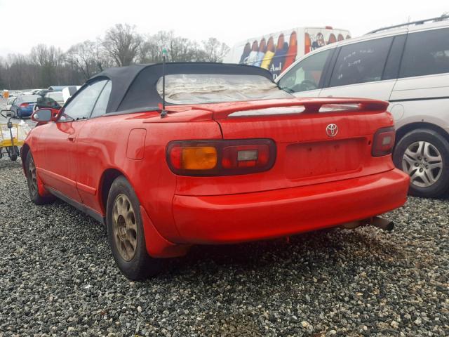 JT5ST87K5N0122670 - 1992 TOYOTA CELICA GT RED photo 3