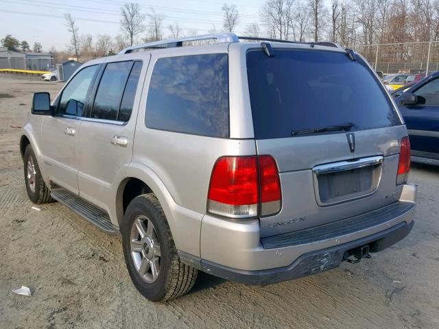 5LMEU88H35ZJ30675 - 2005 LINCOLN AVIATOR 银色 照片 3