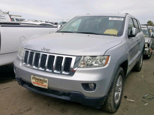 1J4RR4GG5BC669786 - 2011 JEEP GRAND CHER SILVER photo 2