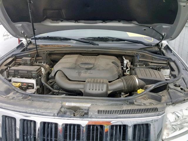 1J4RR4GG5BC669786 - 2011 JEEP GRAND CHER SILVER photo 7